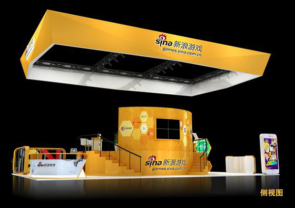 VR與電競(jìng)首亮相 新浪游戲CJ2016展臺(tái)概念圖(圖4)
