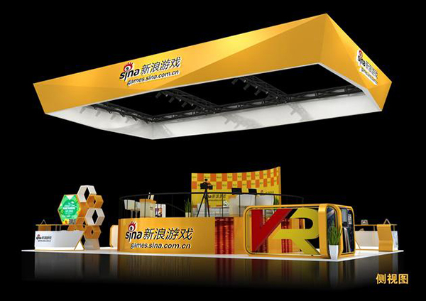 VR與電競(jìng)首亮相 新浪游戲CJ2016展臺(tái)概念圖(圖3)